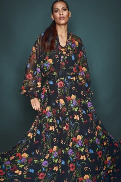 Sachin & Babi Juno Skirt - Noir Wildflower Best Sale