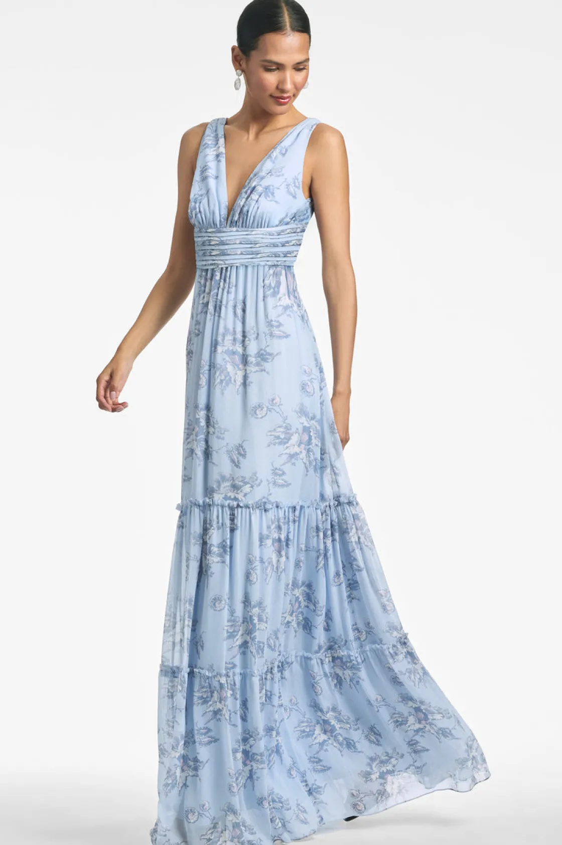 Sachin & Babi Justine Gown - Iced Narcissus Online