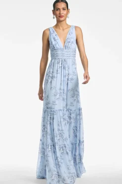 Sachin & Babi Justine Gown - Iced Narcissus Online