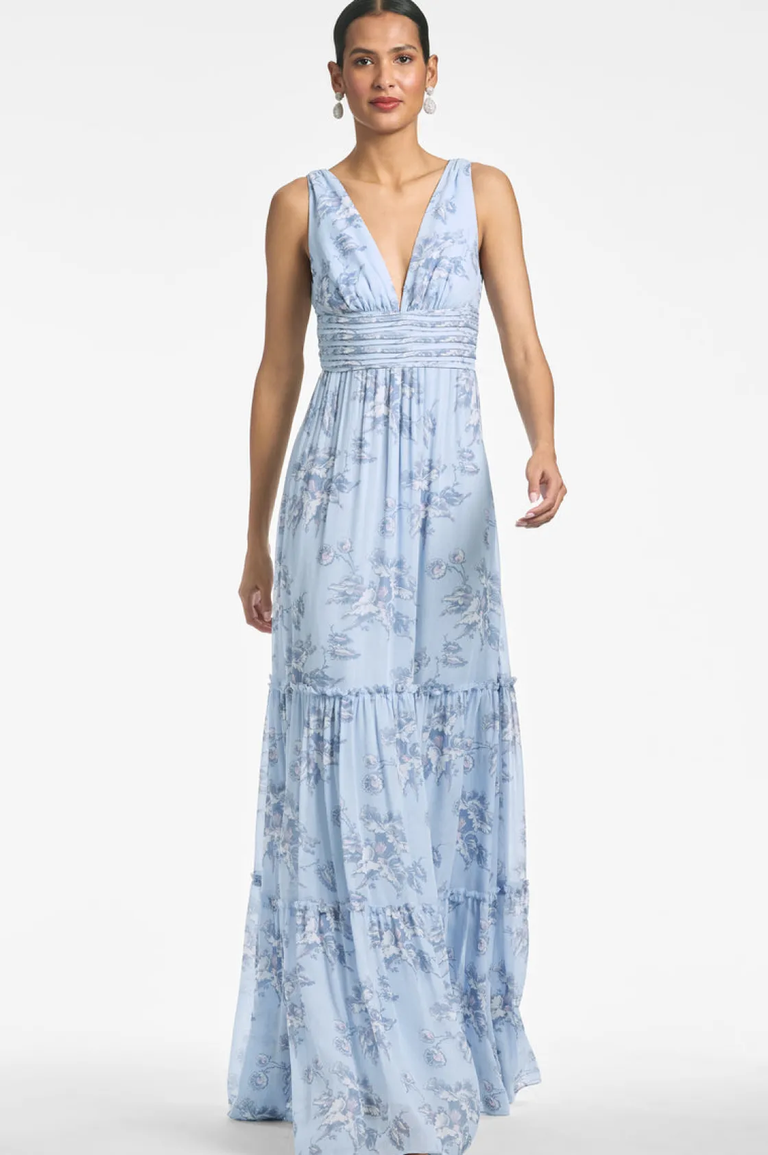 Sachin & Babi Justine Gown - Iced Narcissus Online