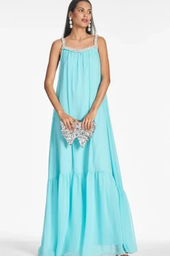 Sachin & Babi Kami Gown - Swiss Blue Best