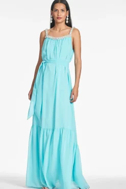Sachin & Babi Kami Gown - Swiss Blue Best