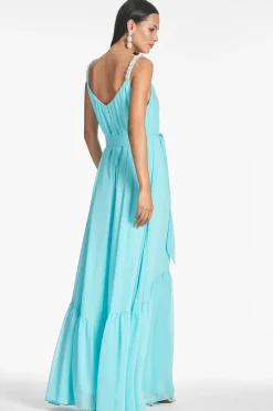 Sachin & Babi Kami Gown - Swiss Blue Best