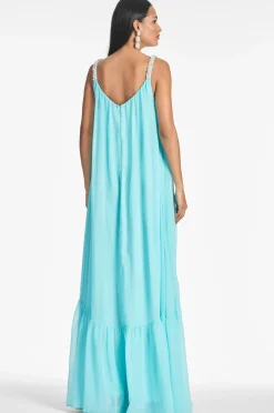 Sachin & Babi Kami Gown - Swiss Blue Best