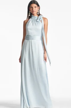 Sachin & Babi Kayla Gown - Ice Blue Online