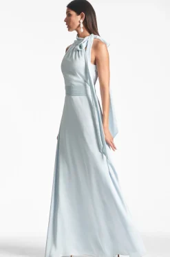 Sachin & Babi Kayla Gown - Ice Blue Online