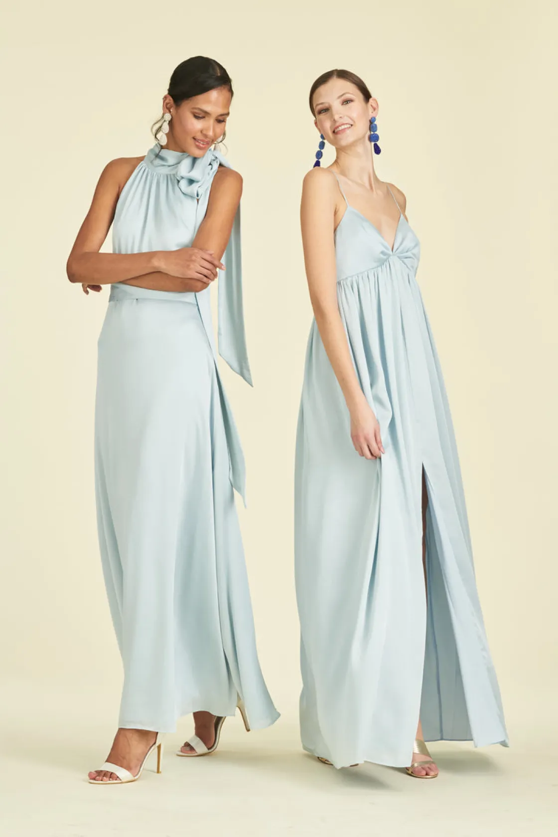 Sachin & Babi Kayla Gown - Ice Blue Online