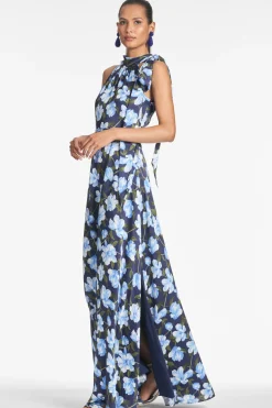 Sachin & Babi Kayla Gown - Ocean Blue Magnolia Sale