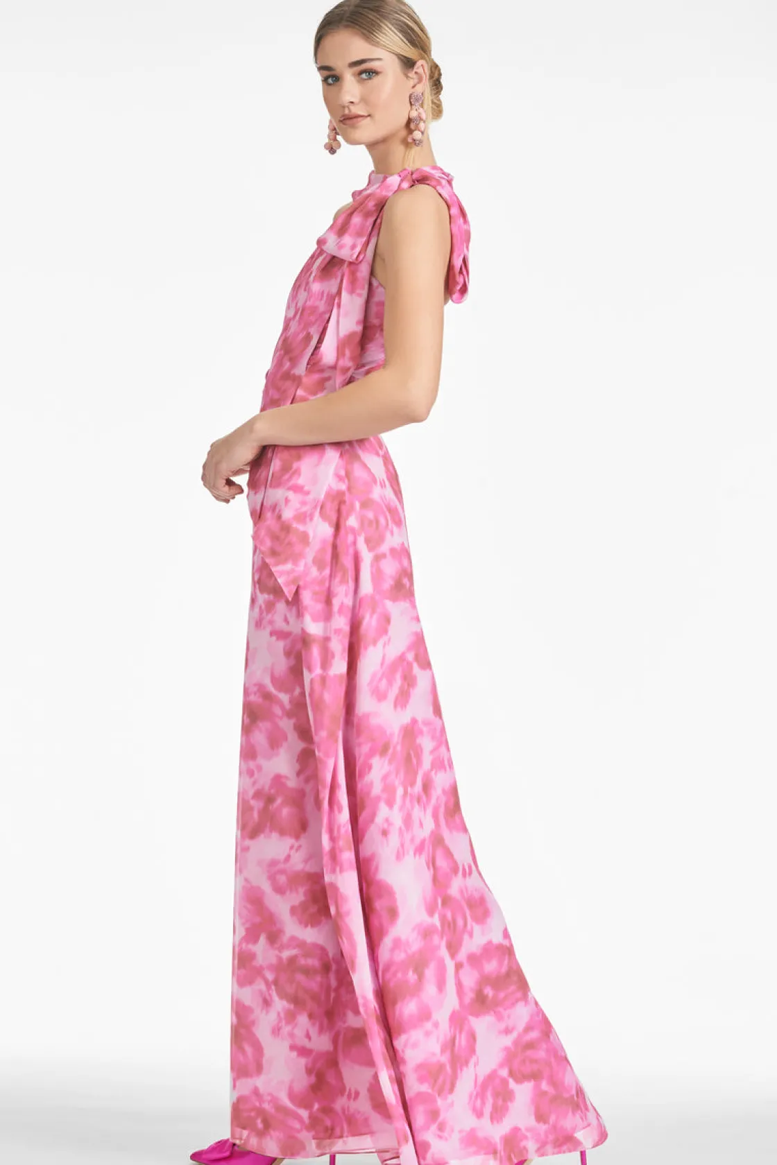 Sachin & Babi Kayla Gown - Pink Fantasia Bloom Cheap