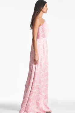 Sachin & Babi Keely Gown - Rouge Damask Rose Fashion