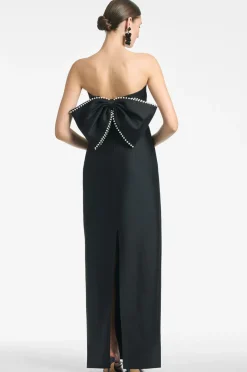 Sachin & Babi Keira Gown - Black Flash Sale