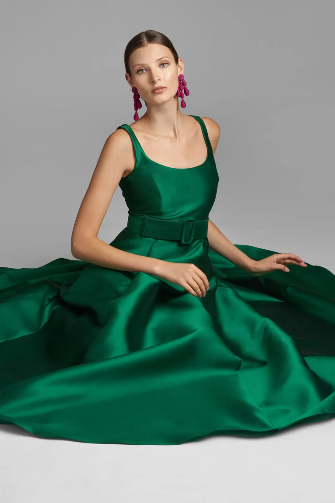 Sachin & Babi Kruse Gown - Emerald Clearance
