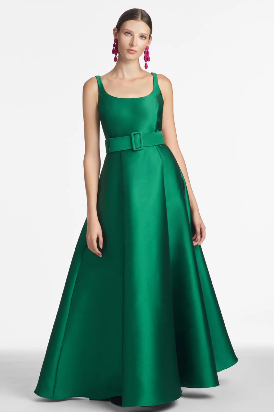 Sachin & Babi Kruse Gown - Emerald Clearance