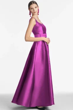 Sachin & Babi Kruse Gown - Magenta Sale
