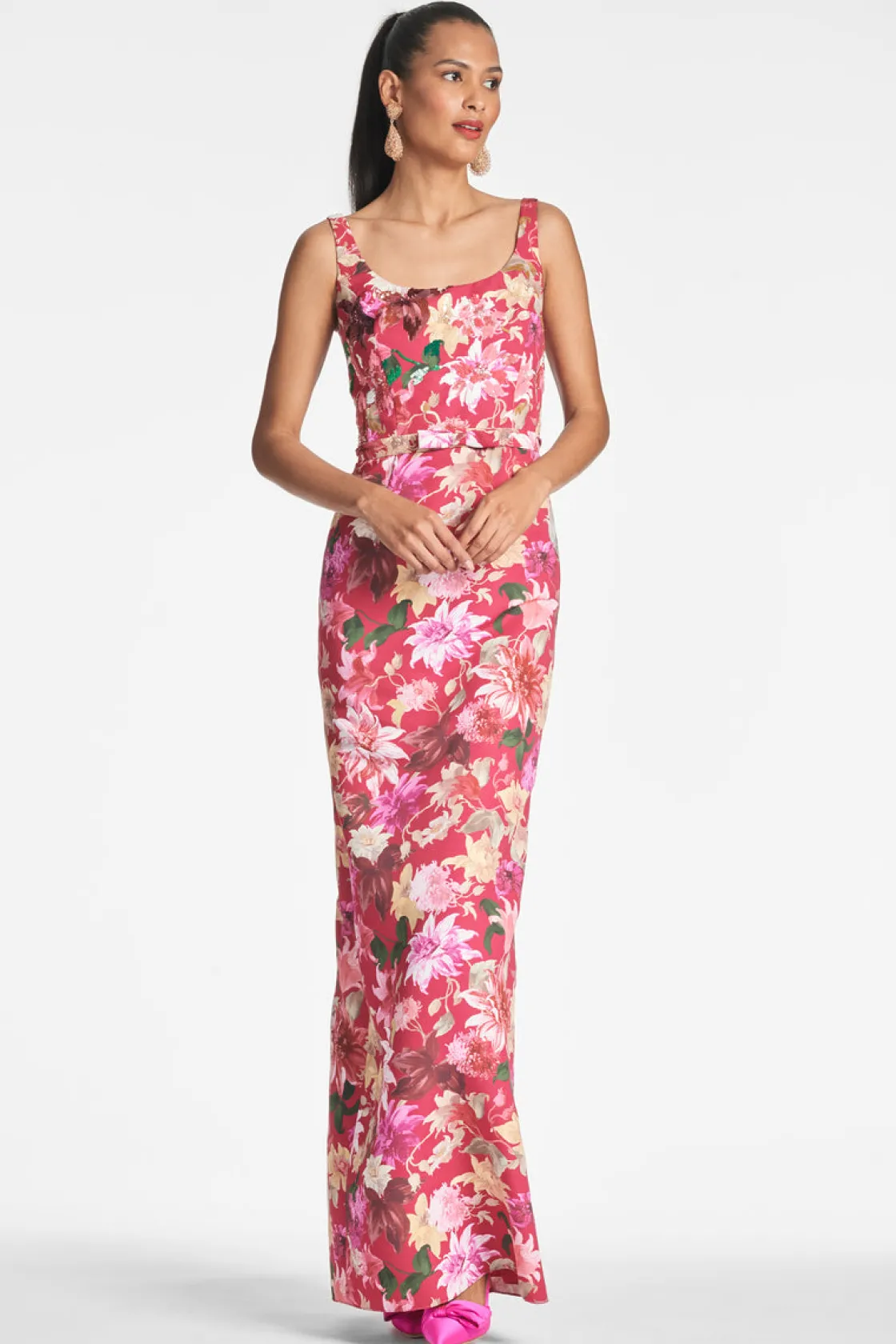 Sachin & Babi Lana Gown - Deep Pink Dahlia Best Sale