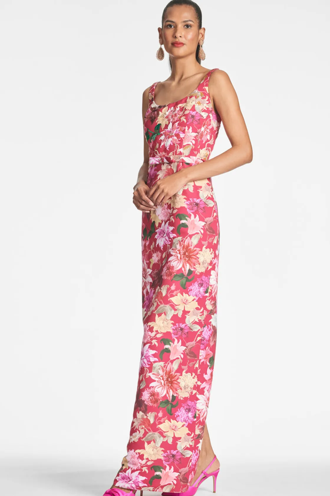 Sachin & Babi Lana Gown - Deep Pink Dahlia Best Sale