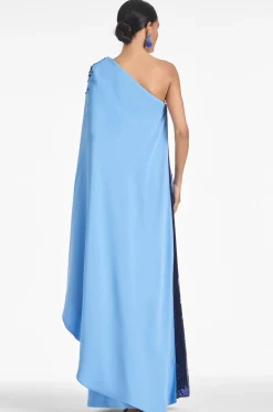 Sachin & Babi Leila Gown - Periwinkle/Sapphire Periwinkle/Sapphire Cheap