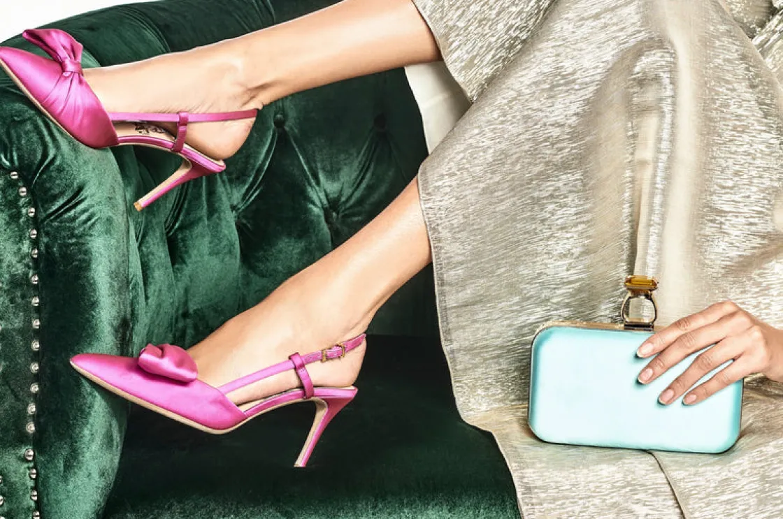 Sachin & Babi Lenox Obi-Bow Slingback - Cerise Fashion