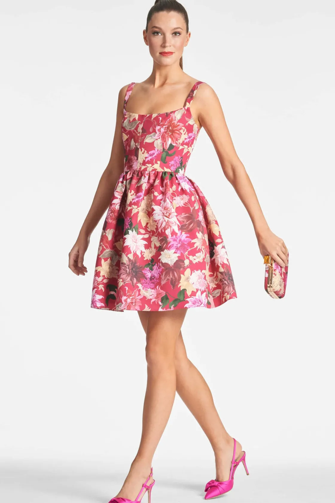 Sachin & Babi Lenox Obi-Bow Slingback - Cerise Fashion