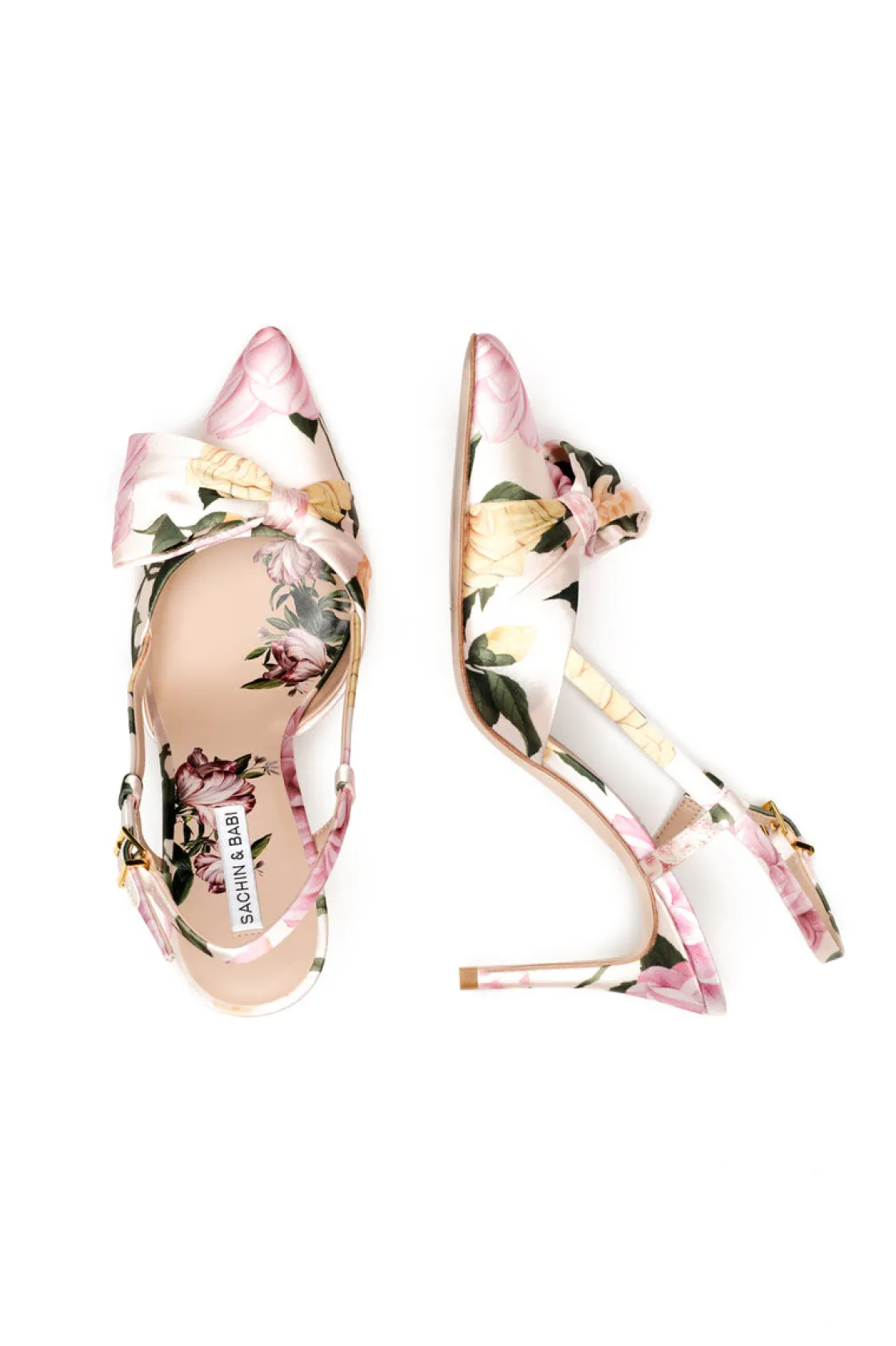 Sachin & Babi Lenox Obi-Bow Slingback - Pink Lemonade Bouquet Cheap