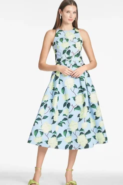 Sachin & Babi Lexie Top - Sky Citrine Peonies Online
