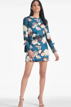 Sachin & Babi Lily Dress - Crepe Mini Dress Teal Garden Store