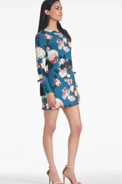Sachin & Babi Lily Dress - Crepe Mini Dress Teal Garden Store