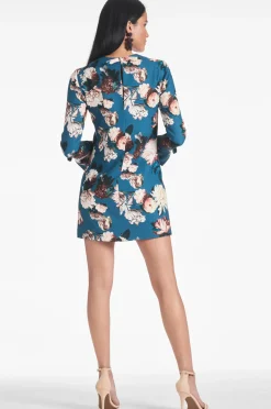 Sachin & Babi Lily Dress - Crepe Mini Dress Teal Garden Store