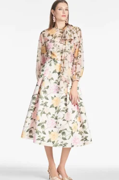 Sachin & Babi Lydia Skirt - Pink Lemonade Bouquet Best Sale