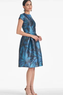 Sachin & Babi Maddox Dress - Tonal Petal Sale