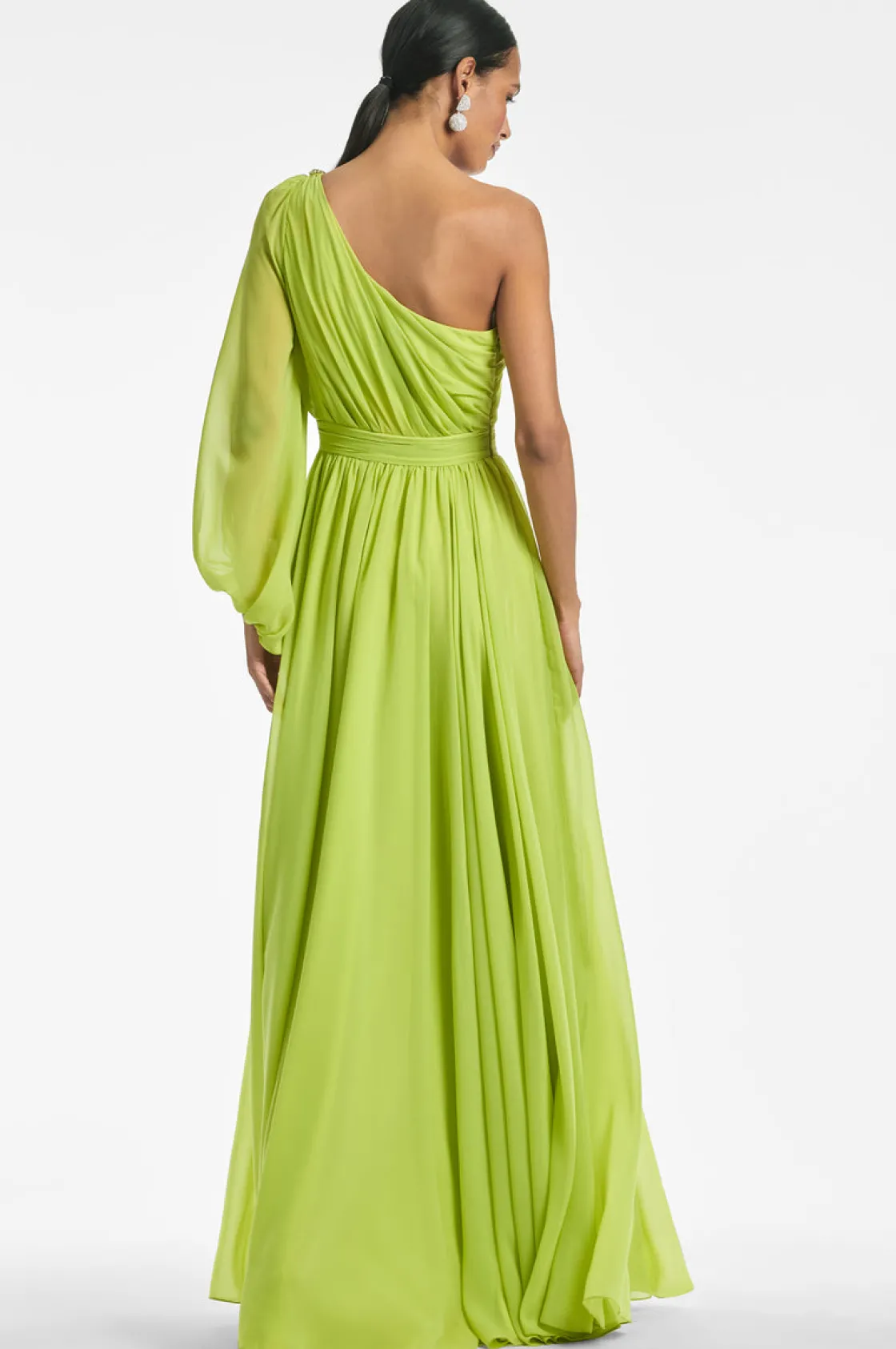Sachin & Babi Makayla Gown - Chartreuse Best Sale
