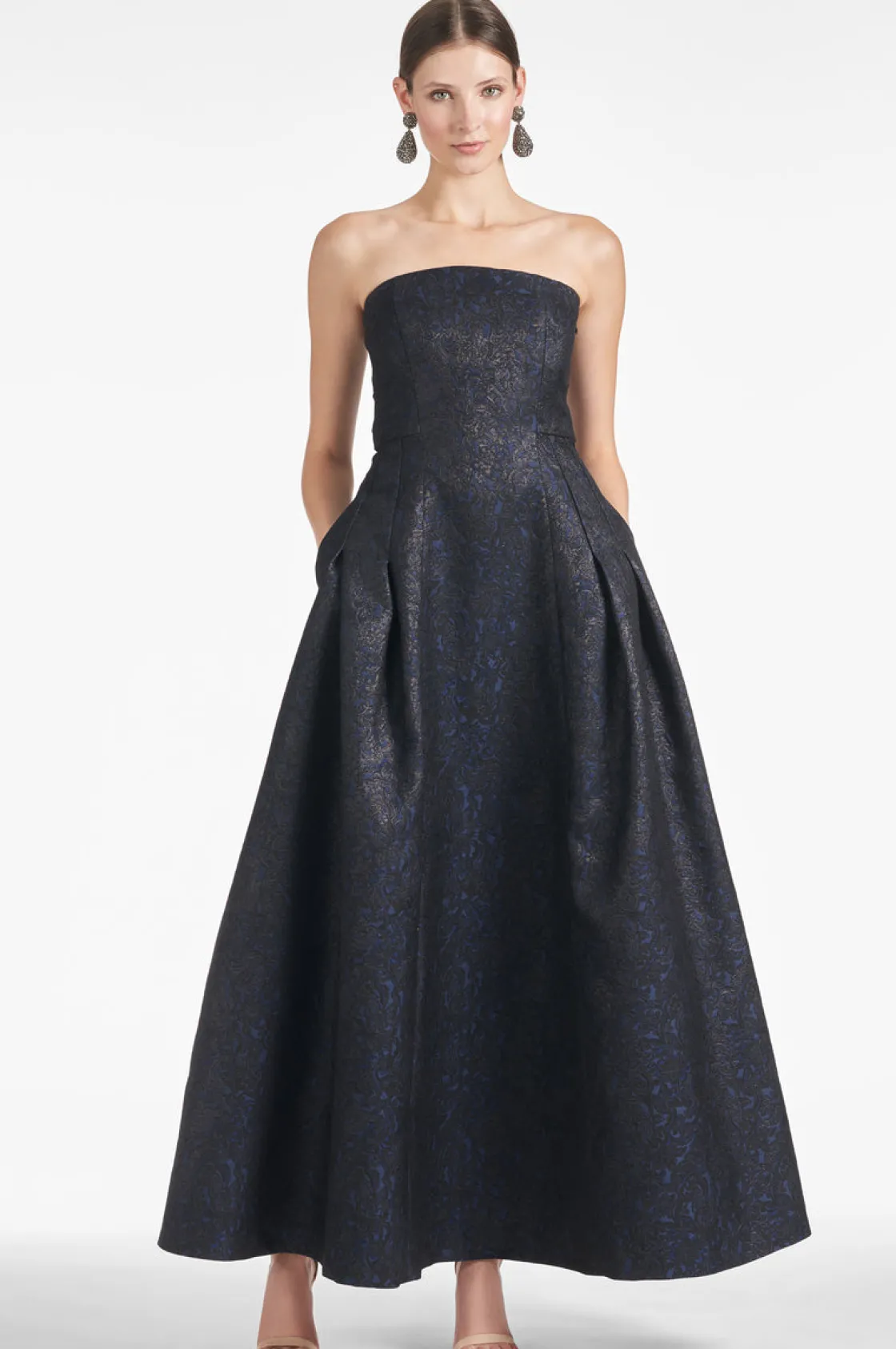 Sachin & Babi Margaux Gown - Black/Midnight Black/Midnight Discount