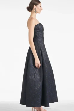 Sachin & Babi Margaux Gown - Black/Midnight Black/Midnight Discount