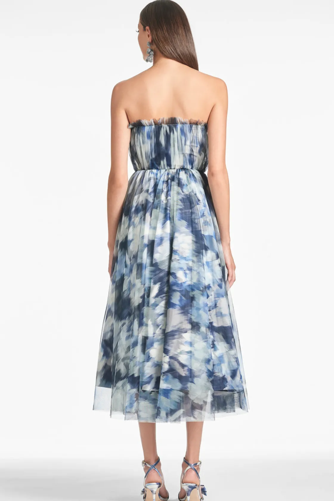 Sachin & Babi Marni Dress - Blue Ikat Floral Store