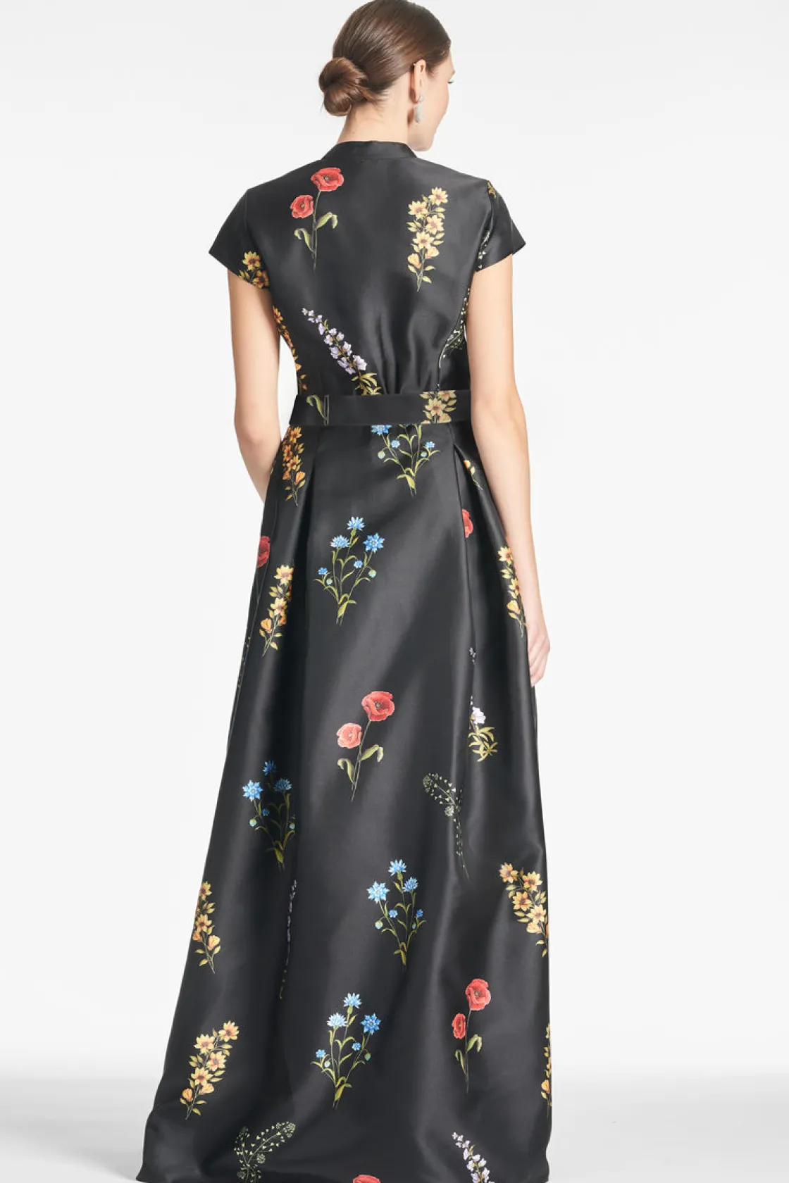 Sachin & Babi Marta Gown - Noir Bouquet Hot