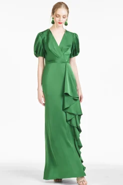 Sachin & Babi Mila Gown - Emerald Fashion
