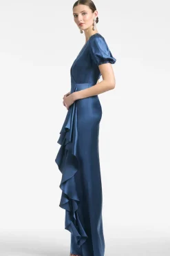 Sachin & Babi Mila Gown - Indigo Cheap