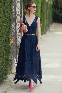 Sachin & Babi Miuccia Dress - Navy Flash Sale