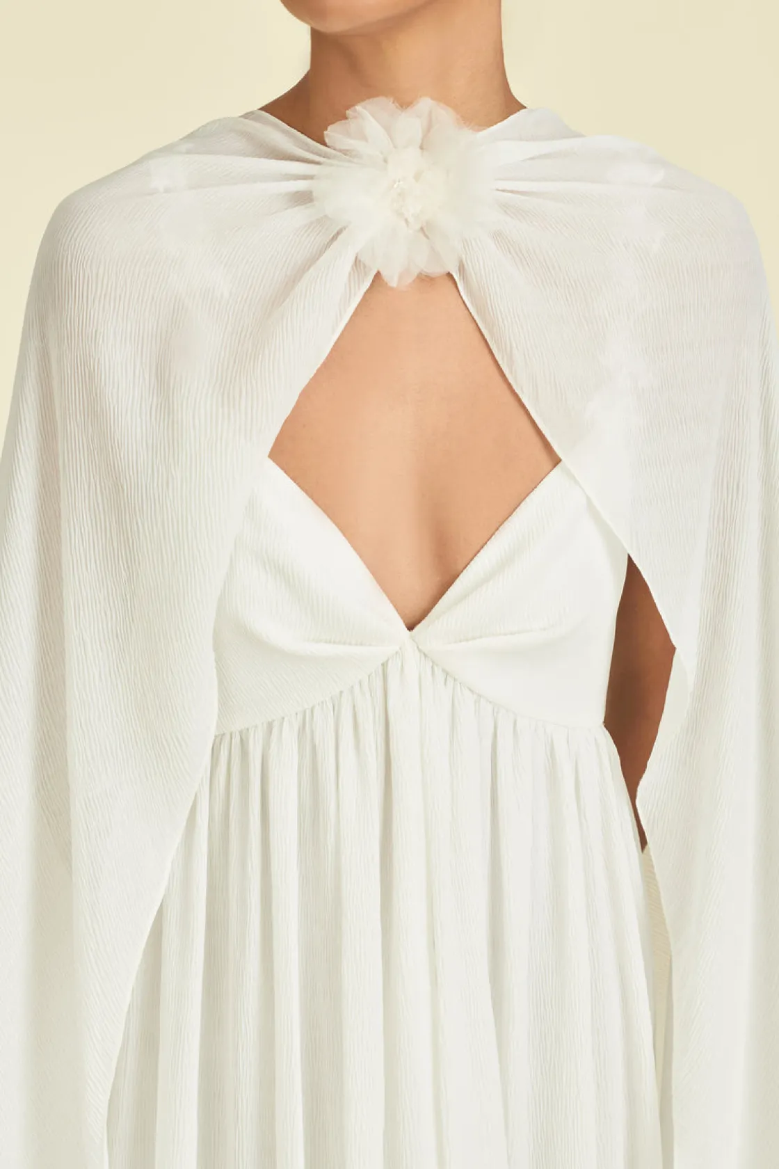 Sachin & Babi Monica Cape - Off White Cheap