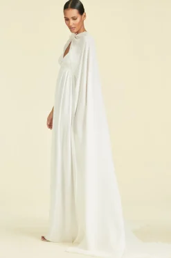 Sachin & Babi Monica Cape - Off White Cheap
