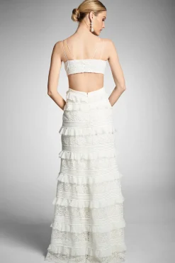 Sachin & Babi Nina Gown - Ivory New