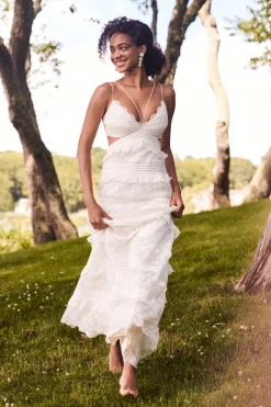 Sachin & Babi Nina Gown - Ivory New