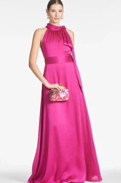 Sachin & Babi On The Rocks Clutch - Deep Pink Dahlia Discount