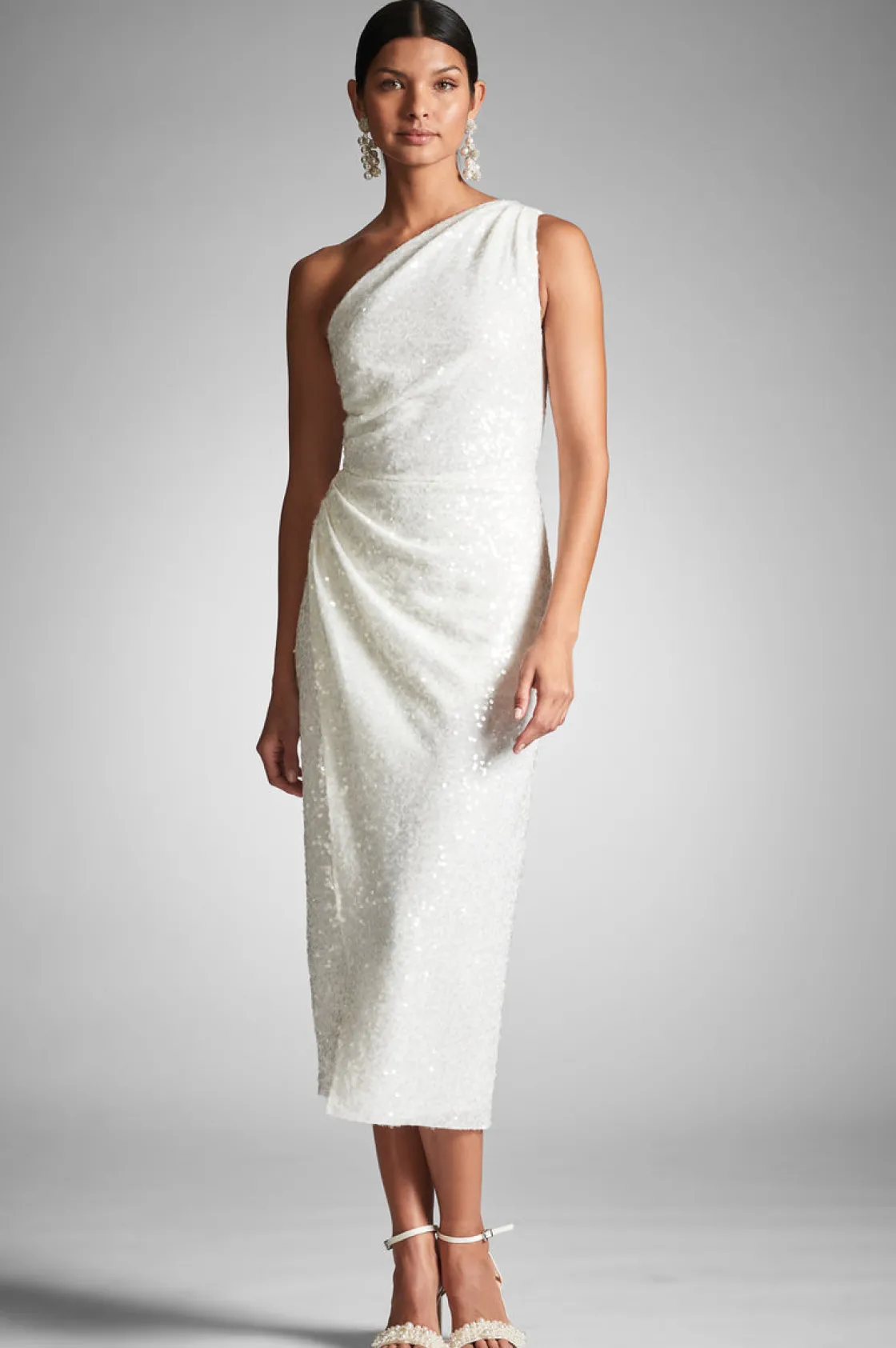 Sachin & Babi Phoebe Dress - Ivory Sequins Clear/Ivory Online