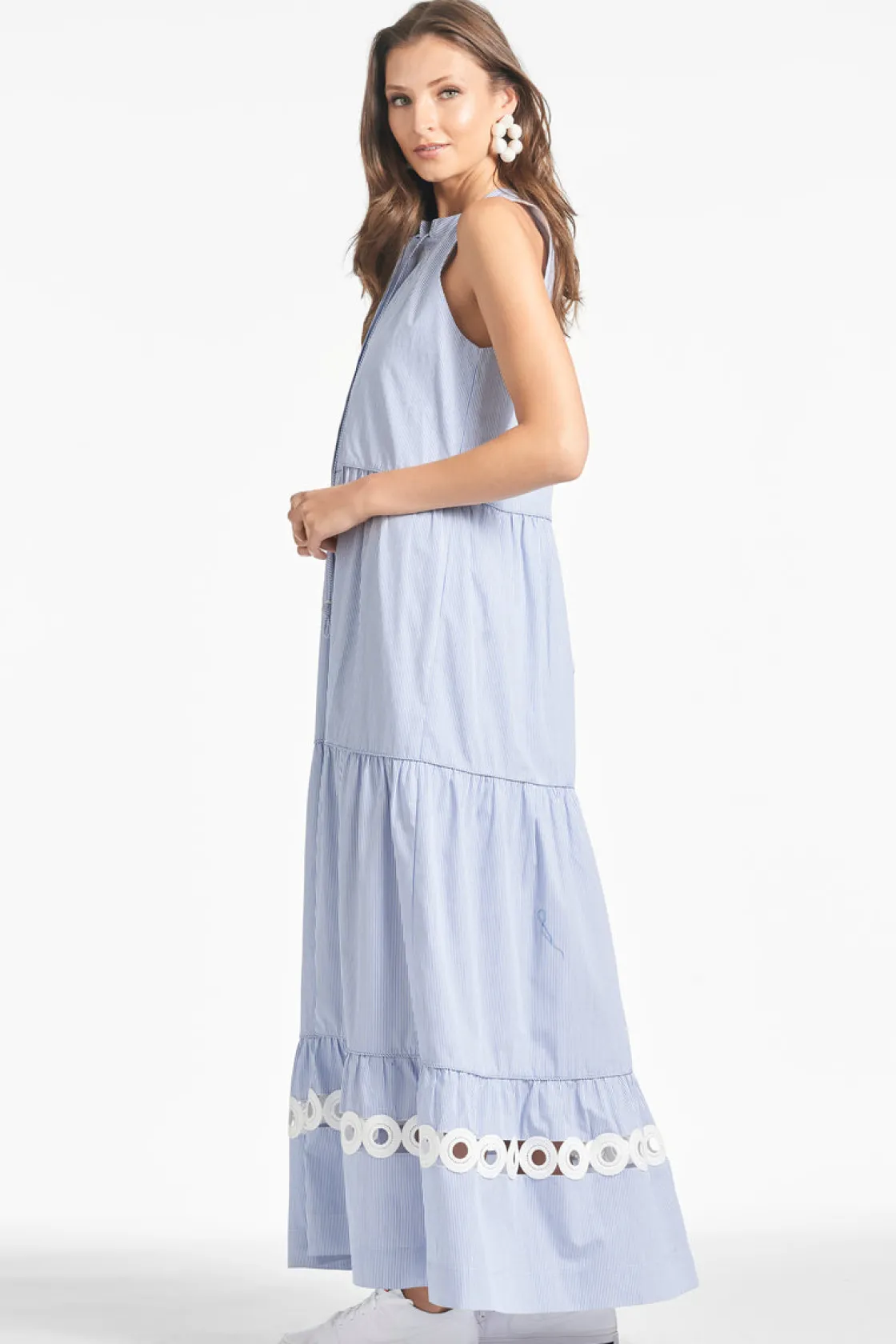 Sachin & Babi Positano Dress - Pinstripe Discount