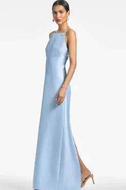 Sachin & Babi Pryce Gown - Glacial Blue New