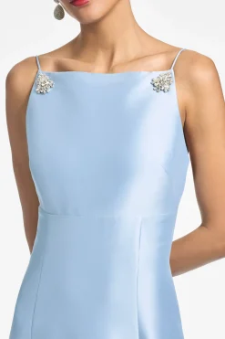Sachin & Babi Pryce Gown - Glacial Blue New