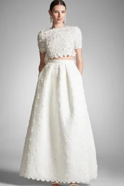 Sachin & Babi Pyaar Skirt - Ivory Clearance