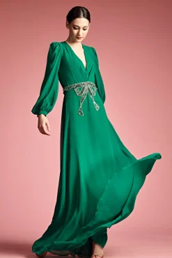 Sachin & Babi Ramsey Gown - Malachite Shop