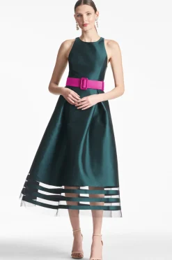 Sachin & Babi Rani Dress - Forest Green Cheap